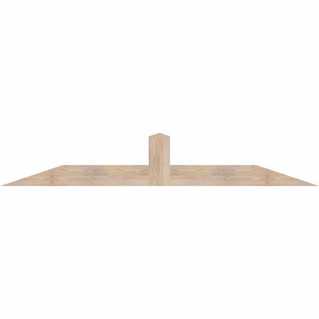 Ekena Millwork Portland Smooth Timber Gable Bracket, Douglas Fir, 84"W x 14"H x 5 1/2"D x 5 1/2"F, 4/12 Pitch GBW084X14X0606POR00SDF